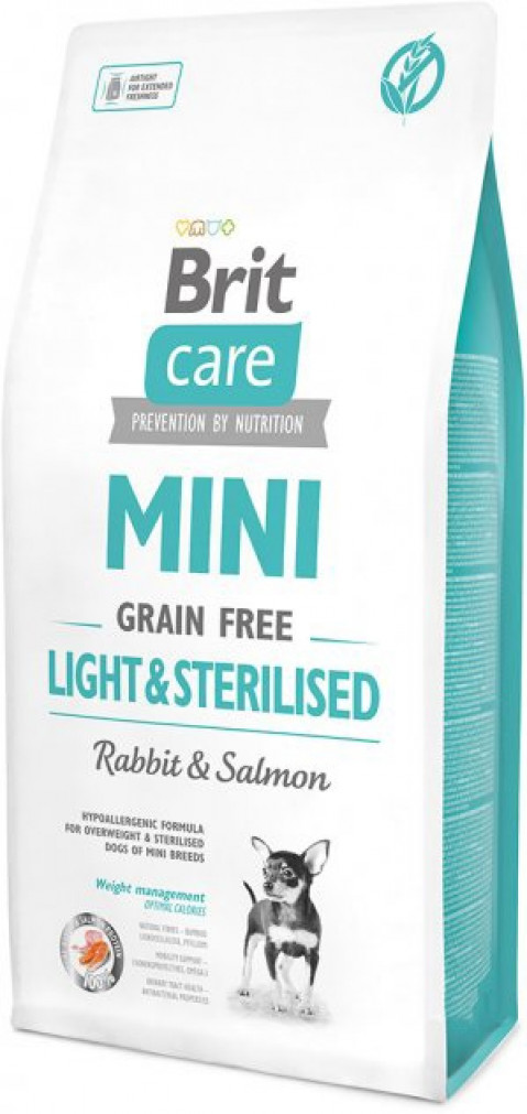 BRIT Care Grain Free Mini Light & Sterilised - sucha karma dla psa - 7kg - Galeria zdjęcie 1
