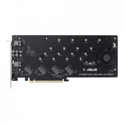 Kontroler ASUS Hyper M.2 PCIe 4.0 x16, 4x M.2 NVMe (2242/2260/2280/22110) GEN 4 - Galeria zdjęcie 2