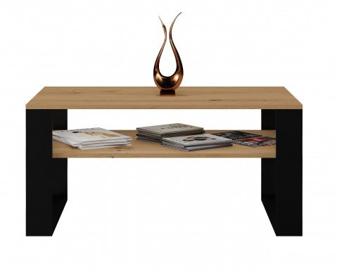 Stolik ława MODERN 1P 90x58xH50 artisan/czerń - Galeria zdjęcie 2