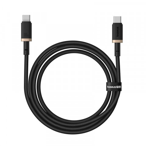 Kabel Baseus Dura Typ C-Typ C 100W 1m czarno-złoty - Galeria zdjęcie 1