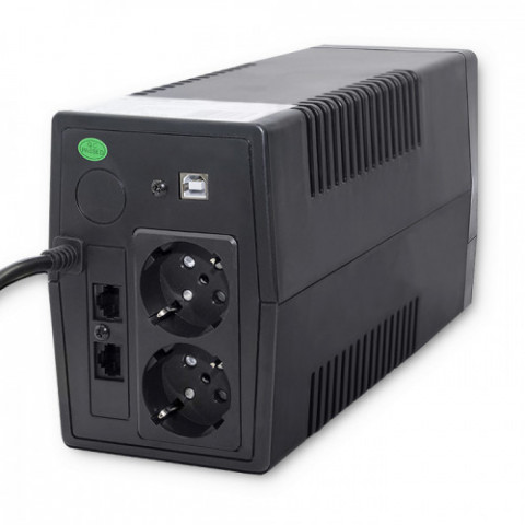 QOLTEC ZASILACZ AWARYJNY UPS 450VA | 240W | LCD - Galeria zdjęcie 2
