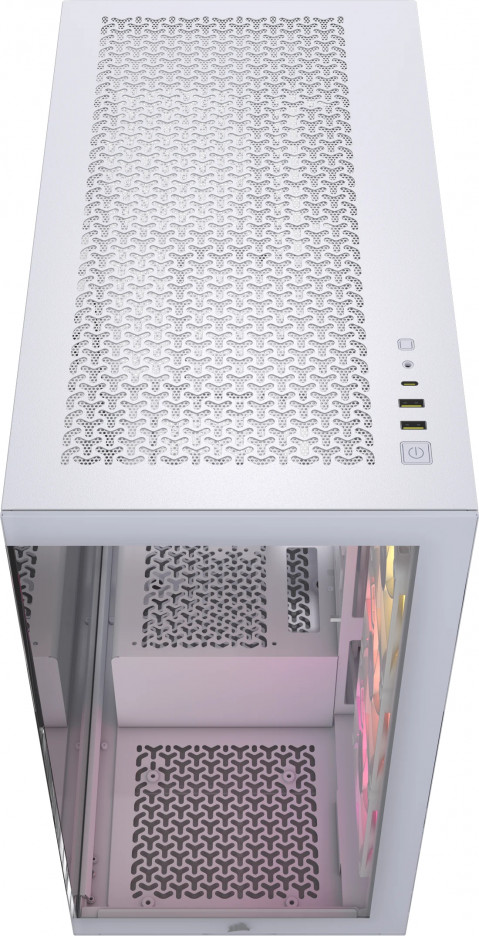 iCUE LINK 3500X RGB Tempered Glass Mid-Tower, White - Galeria zdjęcie 2