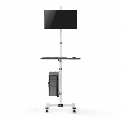 MACLEAN STAND WÓZEK DO MONITORA KOMPUTERA MC-793 W - Galeria zdjęcie 10