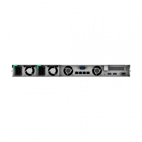 NAS Synology RS1619xs+; 1U RACK; 4x (3.5" SATA HDD/2.5" SATA HDD); Intel Xeon D-1527; 8 GB DDR4 ECC UDIMM (max. 64GB), 4x 1GbE RJ-45 - Galeria zdjęcie 4