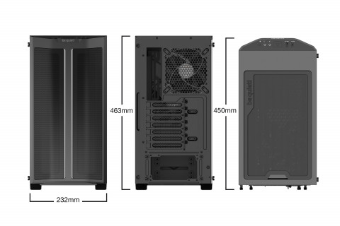 OBUDOWA BE QUIET! Pure Base 500DX Black - Galeria zdjęcie 2