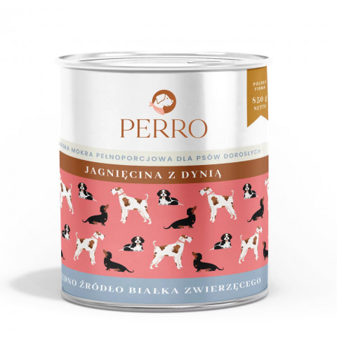 PERRO Jagnięcina z dynią - mokra karma dla psa -800g - Galeria zdjęcie 1