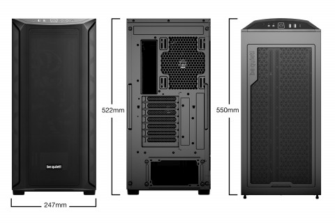 OBUDOWA BE QUIET! SHADOW BASE 800 BLACK - Galeria zdjęcie 2