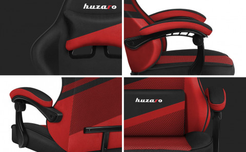 Fotel gamingowy Huzaro Force 4.4 Red Mesh - Galeria zdjęcie 13