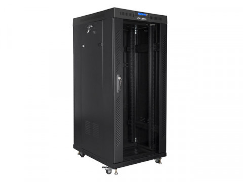 LANBERG SZAFA STOJĄCA RACK 19" 27U 800X1000 CZARNA - Galeria zdjęcie 1