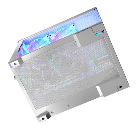 MODECOM OBUDOWA VOLCANO PANORAMA ARGB 7F MIDI WHT - Galeria zdjęcie 14