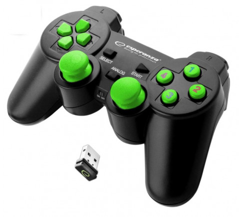 ESPERANZA GAMEPAD BEZPRZEWODOWY 2.4GHZ PC/PS3 USB - Galeria zdjęcie 1
