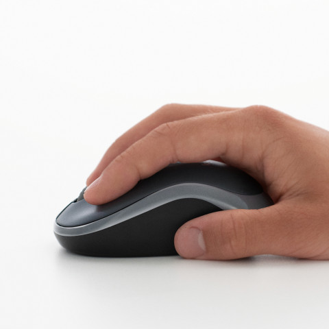 Mysz Logitech M185 bezprzewodowa, niebieska - Galeria zdjęcie 4