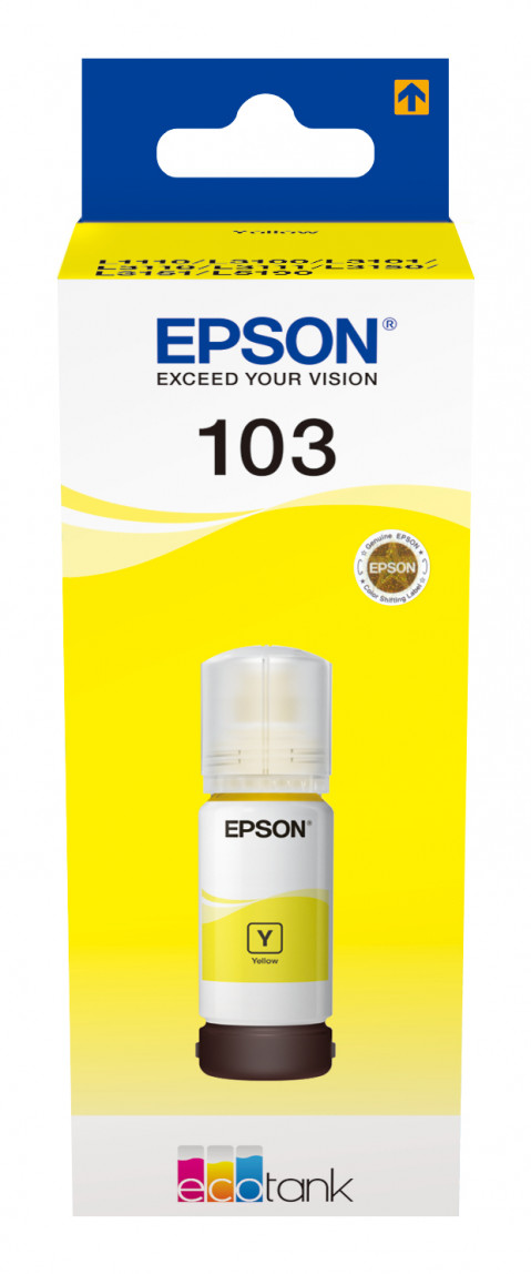EPSON Tusz Żółty 103=C13T00S44A, 70 ml - Galeria zdjęcie 1