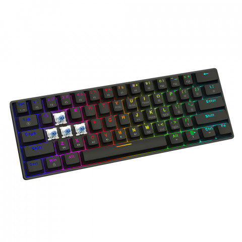 SAVIO KLAWIATURA MECHANICZNA BLACKOUT X2 BLUE - Galeria zdjęcie 5