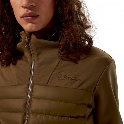 Kurtka hybrydowa męska Berghaus Vaskye Hooded Hybrid Jacket roz. L brązowa - Galeria zdjęcie 6