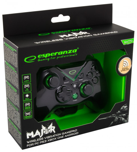 ESPERANZA GAMEPAD BEZPRZEWODOWY PC/PS3/XBOX ONE/AN - Galeria zdjęcie 10