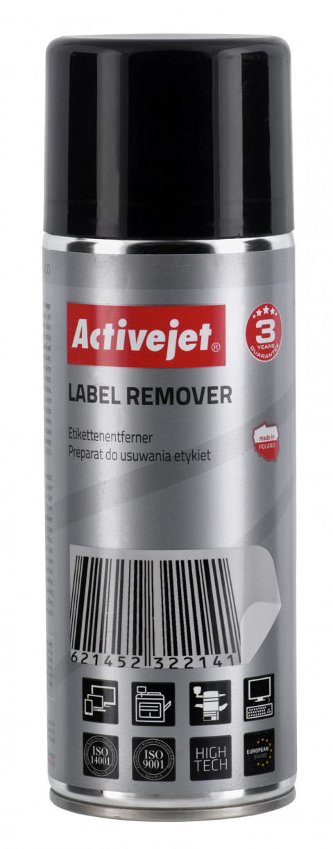 Activejet AOC-400 Preparat do usuwania etykiet (400 ml) Label Remover - Galeria zdjęcie 1