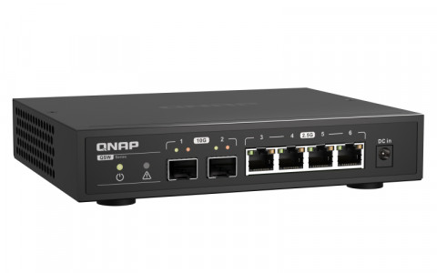 Qnap QSW-2104-2S, 4 x 2.5GbE, 2x 10GbE SFP+, unmanaged switch - Galeria zdjęcie 4