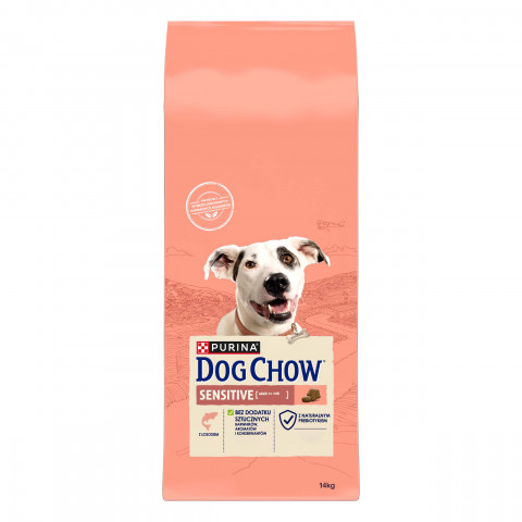 PURINA DOG CHOW Adult Sensitive z łososiem - sucha karma dla psa - 14 kg - Galeria zdjęcie 1