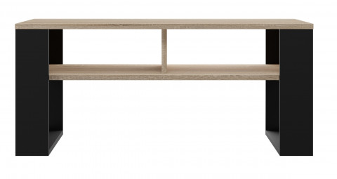 Stolik ława MODERN 2P 90x58xH50 sonoma/czarny - Galeria zdjęcie 2