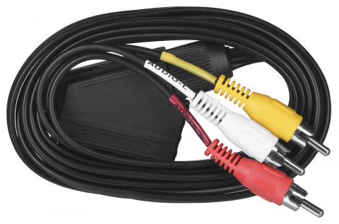 SAVIO KABEL AUDIO/VIDEO SCART – 3XRCA 2M CL-133 - Galeria zdjęcie 2