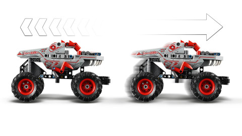 LEGO TECHNIC 42200 Monster Jam™ ThunderROARus™ z napędem typu pull-back - Galeria zdjęcie 4