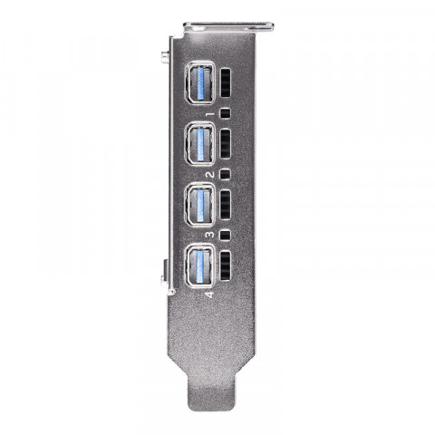 PNY NVIDIA A400 4GB GDDR6 64-bit, Low Profile, PCIe 4.0 x8, Single slot, 4 x Mini DisplayPort 1.4a, 50W, LP bracket, small box - Galeria zdjęcie 4