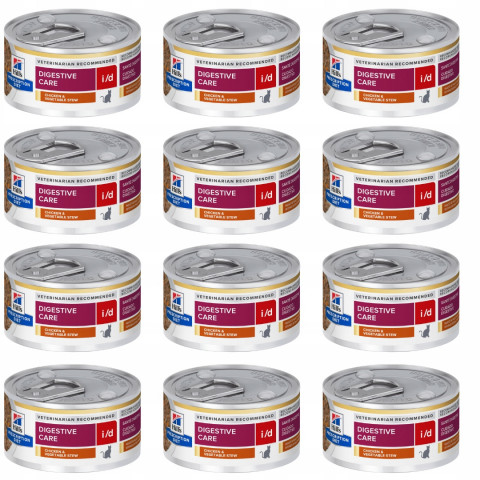 HILL'S Prescription Diet Digestive Care i/­­d Feline potrawka z kurczaka - mokra karma dla kota - 12x82g - Galeria zdjęcie 1