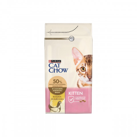 PURINA CAT CHOW Kitten Chicken - sucha karma dla kociąt - 1,5 kg - Galeria zdjęcie 9