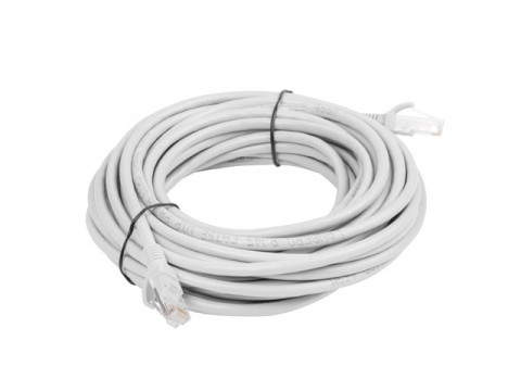 Lanberg Patchcord RJ45, kat. 5e, UTP, 5m, szary - Galeria zdjęcie 2