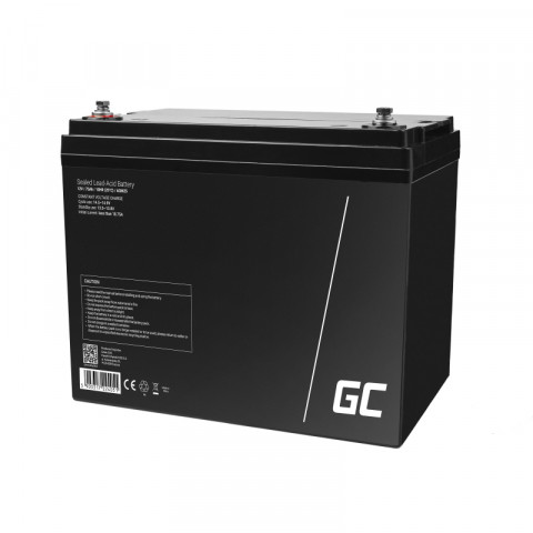 GREEN CELL AKUMULATOR ŻELOWY AGM25 12V 75AH - Galeria zdjęcie 2