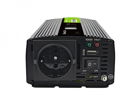 GREEN CELL PRZETWORNICA LCD 12V 500W/1000W SINUS - Galeria zdjęcie 3