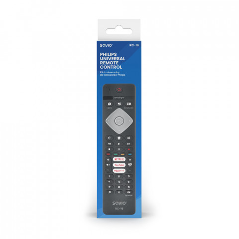 SAVIO PILOT ZAMIENNIK DO TV PHILIPS SMART TV RC-16 - Galeria zdjęcie 2