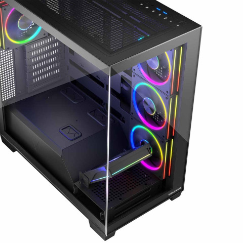 MODECOM OBUDOWA VOLCANO STELLAR ARGB MIDI 5F BLACK - Galeria zdjęcie 2