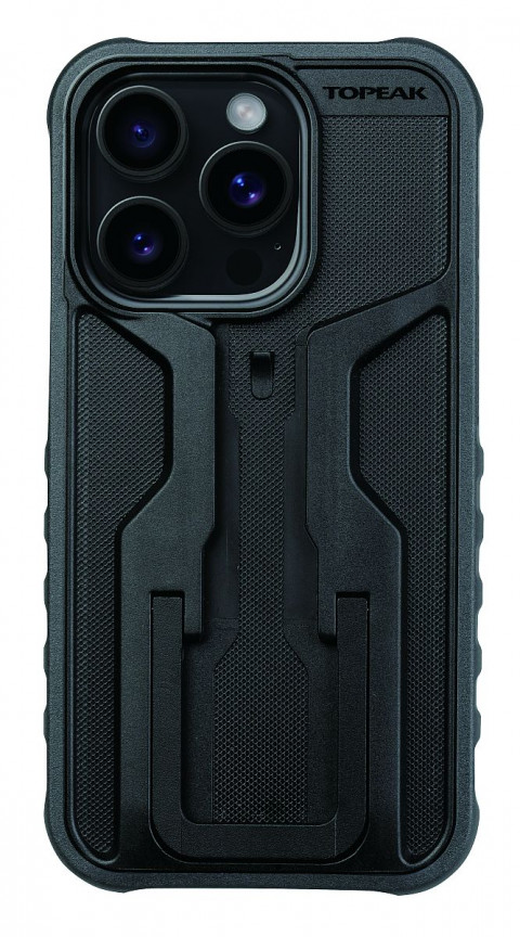 TOPEAK POKROWIEC RIDECASE FOR iPHONE 15 PRO BLACK/GRAY - Galeria zdjęcie 2