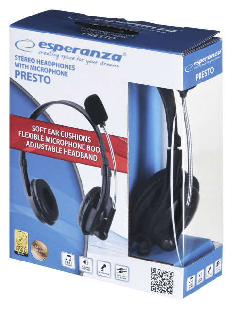 Słuchawki esperanza stereo eh115 /czarne eh115 - Galeria zdjęcie 10