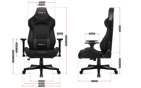 Fotel gamingowy Huzaro Force 7.6 Black - Galeria zdjęcie 8