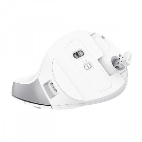 Mysz Trust BAYO II ERGONOMIC WIRELESS White (25398) - Galeria zdjęcie 7