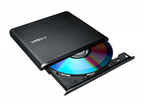 Lite-On nagrywarka zewnętrzna DVD ES1, USB, Ultra-slim 13.5mm, czarna, retail - Galeria zdjęcie 7