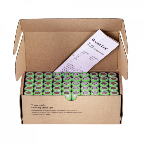 GREEN CELL OGNIWA 18650 50X 3.7V 2900MAH - Galeria zdjęcie 6