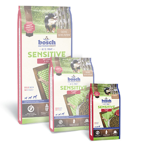 BOSCH Sensitive Lamb & Rice - karma dla psów z wrażliwym żołądkiem z jagnięciną i ryżem 1kg - Galeria zdjęcie 2