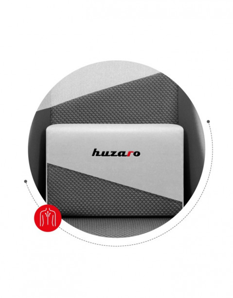 Fotel gamingowy Huzaro Force 6.2 White Mesh - Galeria zdjęcie 20