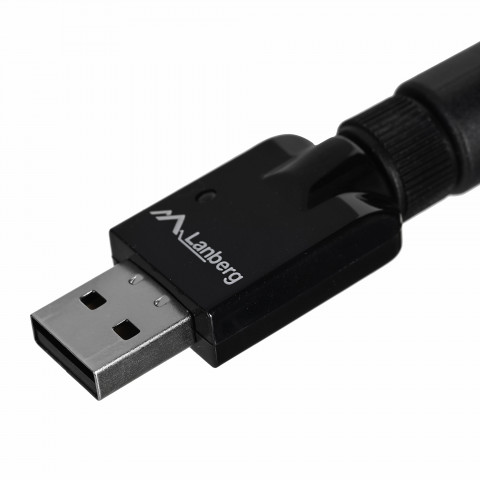 LANBERG BEZPRZEWODOWA KARTA SIECIOWA USB N300 - Galeria zdjęcie 6