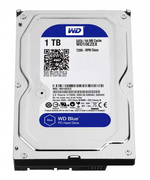 Dysk twardy Western Digital BLUE 1TB WD10EZEX SATA III 64MB Cache - Galeria zdjęcie 1