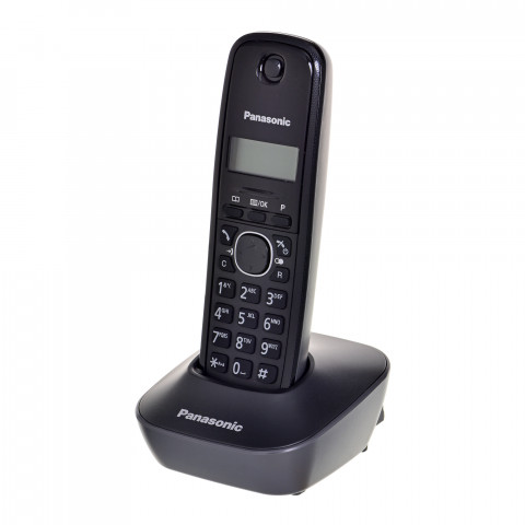 Telefon bezprzewodowy Panasonic KX-TG 1611 PDH Czarny - Galeria zdjęcie 1