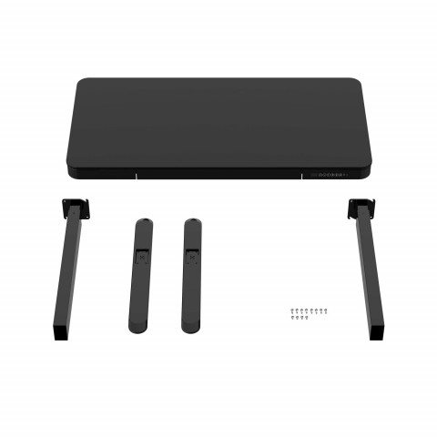 Zestaw Biurko TUCKANO czarne + Fotel ergonomiczny GEMBIRD czarny - Galeria zdjęcie 9