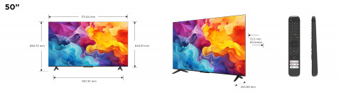 Telewizor TCL 50P655 LED 50" 4K Ultra HD Google TV Dolby Vision DVB-T2 Czarn - Galeria zdjęcie 12
