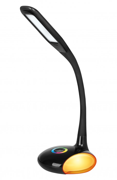 Nowoczesna lampka na biurko wielokolorowa RGB LED Activejet VENUS RGB czarna z funkcją oświetlenia nocnego - Galeria zdjęcie 5