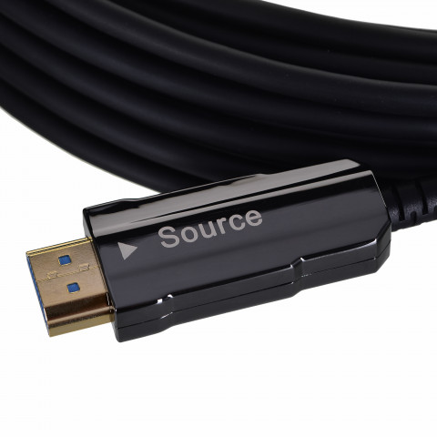UNITEK KABEL OPTYCZNY HDMI 2.0 Active Optical Cable 4K 60HZ 25M - Galeria zdjęcie 2