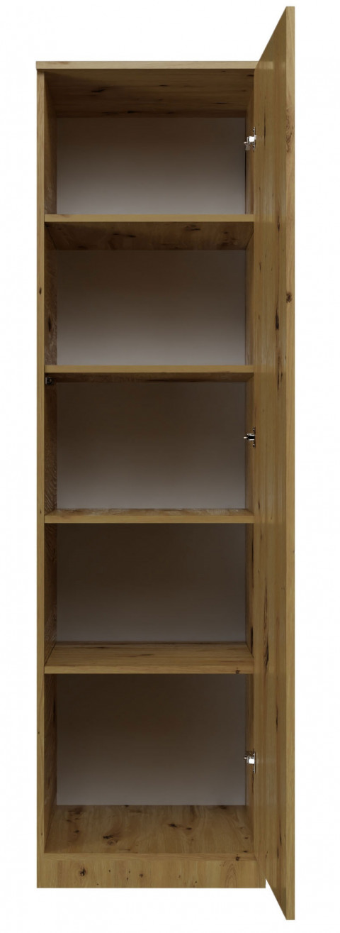 SZAFA GARDEROBA DRZWI PÓŁKI SD-50 DĄB ARTISAN - Galeria zdjęcie 2